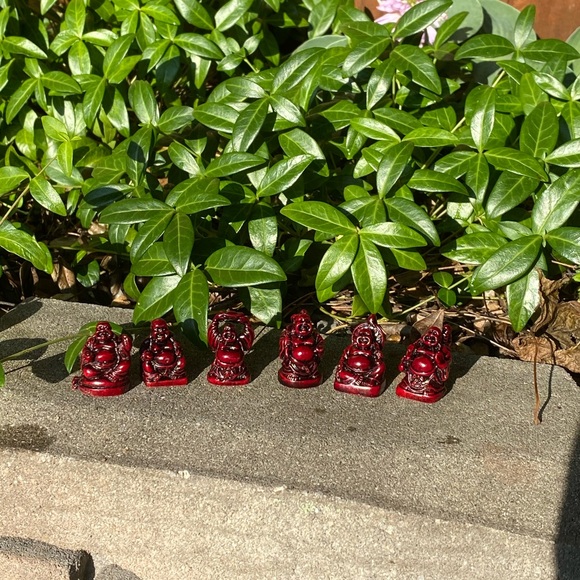 Happy Laughing Buddha Set of 6 - Picture 7 of 7